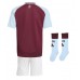 Fotbalové Dres Aston Villa Dětské Domácí 2024-25 Krátký Rukáv (+ trenýrky)